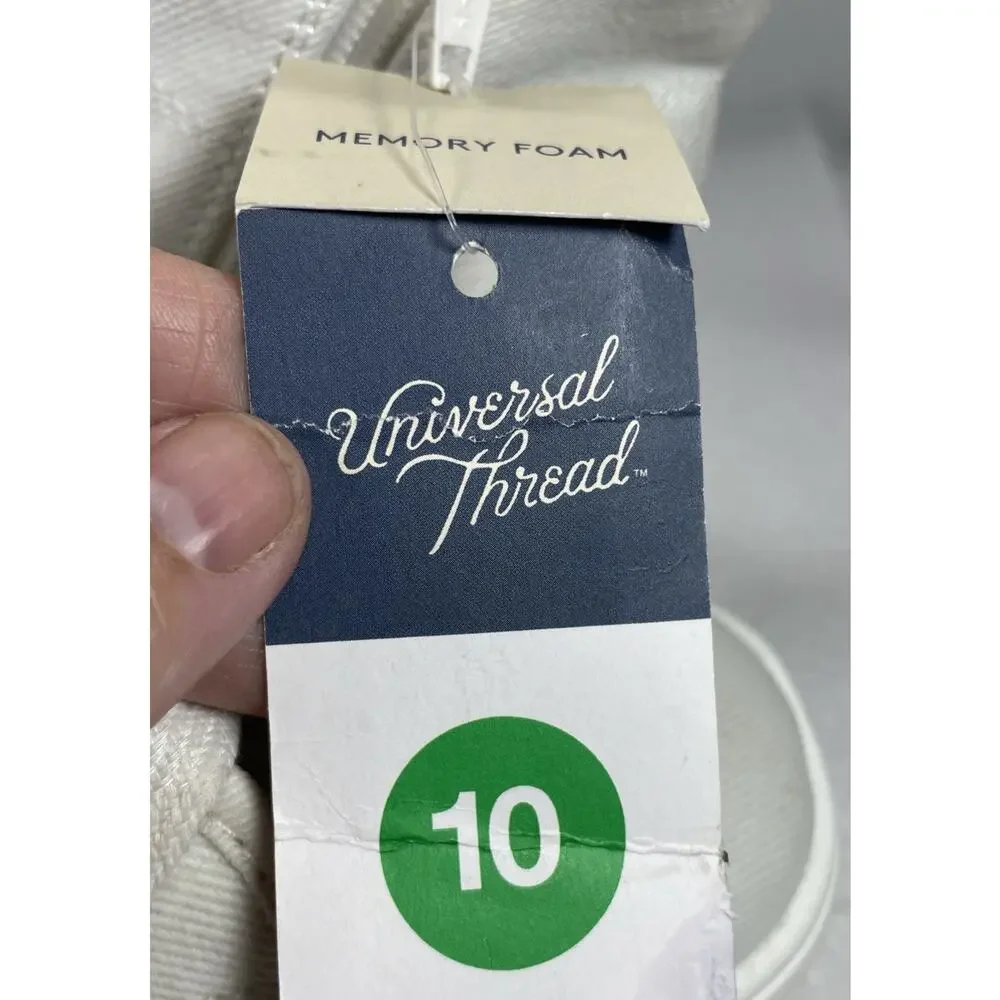 Universal Thread White Platform Sneakers Size 10 NWT